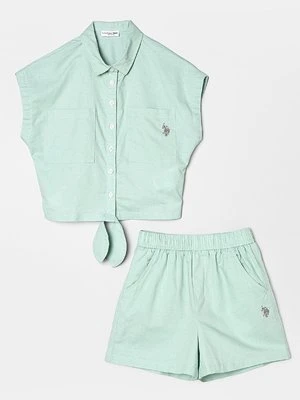 Bluzka U.S. POLO ASSN. miętowy