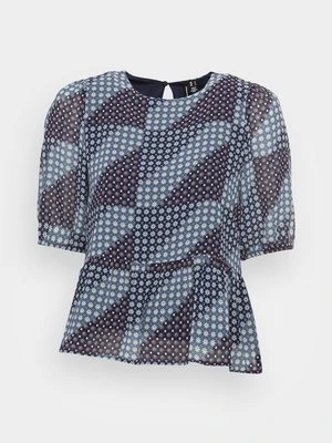 Bluzka Vero Moda granatowy