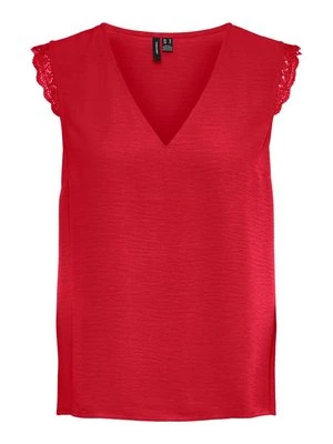 Bluzka Vero Moda czerwony
