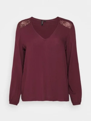 Bluzka Vero Moda bordowy