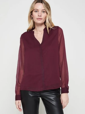 Bluzka Vero Moda bordowy