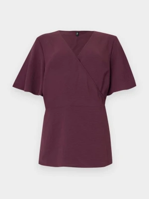 Bluzka Vero Moda bordowy