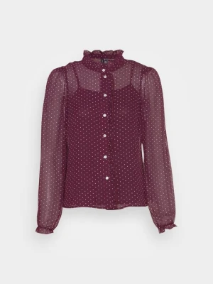 Bluzka Vero Moda bordowy