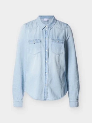 Bluzka Vero Moda jasnoniebieski denim
