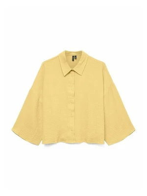 Bluzka Vero Moda jasnożółty