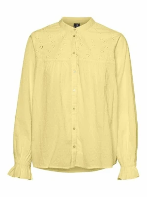 Bluzka Vero Moda jasnożółty