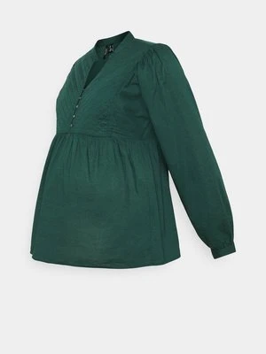 Bluzka Vero Moda ciemnozielony