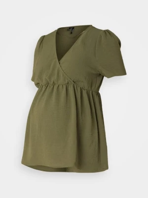 Bluzka Vero Moda oliwkowy