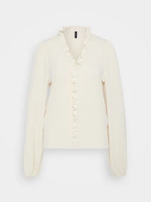 Bluzka Vero Moda mleczny