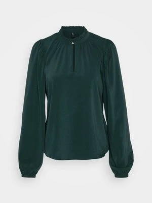 Bluzka Vero Moda ciemnozielony