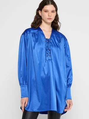 Bluzka Versace Jeans Couture niebieski