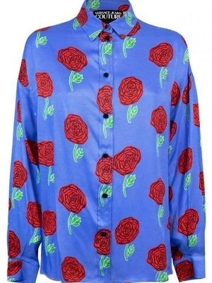 Bluzka Versace Jeans Couture niebieski