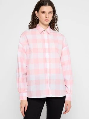 Bluzka Versace Jeans Couture jasnoróżowy