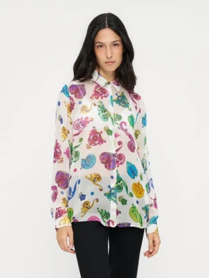 Bluzka Versace Jeans Couture biały