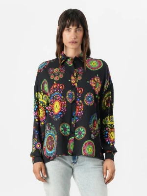 Bluzka Versace Jeans Couture czarny