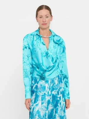 Bluzka Versace Jeans Couture niebieski