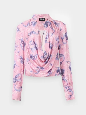 Bluzka Versace Jeans Couture różowy