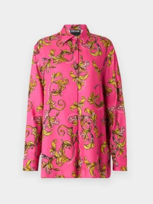Bluzka Versace Jeans Couture różowy