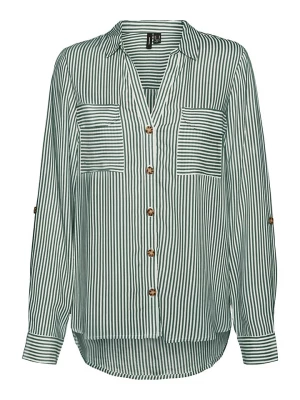 Vero Moda Bluzka "Vmbumpy" w kolorze zielonym rozmiar: XL