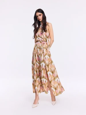 Bluzka w autorski print z wiązaniem TARANKO