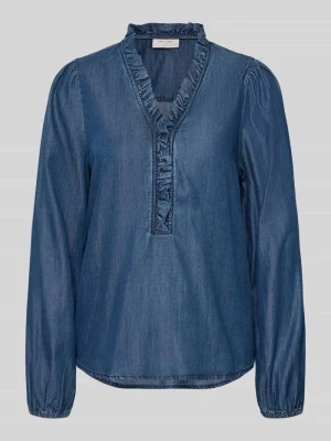 Bluzka w denimu, krój regular fit, model 'Wilke' FREE/QUENT
