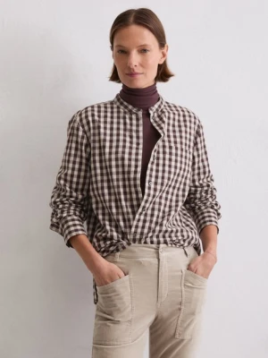 Bluzka w kratę regular Marc O'Polo