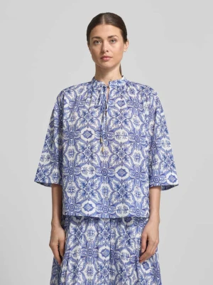 Bluzka w kroju regular fit z dekoltem typu łezka model 'Beyda' Joop!