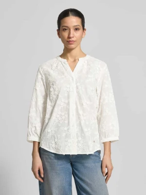 Bluzka w kroju regular fit z kwiatową ozdobą model 'Velia' BRAX