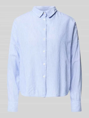 Bluzka w kroju regular fit z mieszanka lnu i bawełny model 'LUCY' 0039 italy