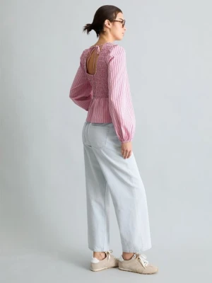 Bluzka w paski Peplum slim Marc O'Polo