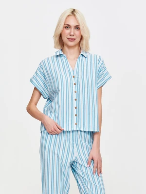 Bluzka w paski w rustykalnym stylu Top Secret