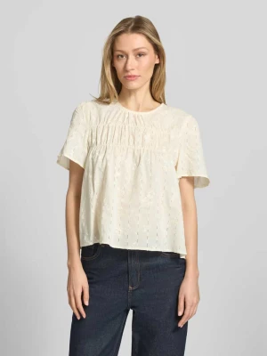 Bluzka w stylu bluzki z haftami model 'LANA' Ichi