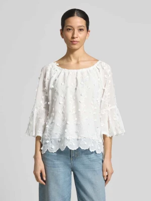 Bluzka w stylu bluzki z koronką Apricot