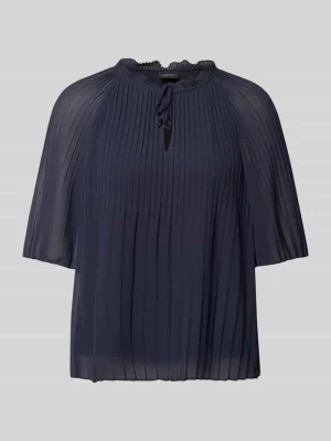 Bluzka w stylu koszuli o kroju regular fit w plisowanym wyglądzie s.Oliver BLACK LABEL