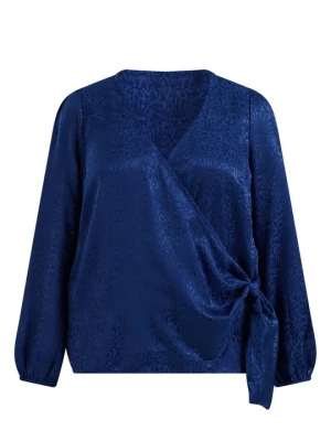 Bluzka WE Fashion niebieski denim