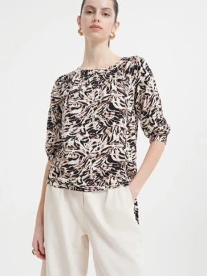 Bluzka wiskozowa w zwierzęcy print Greenpoint