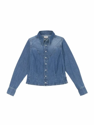 Bluzka Wrangler niebieski denim