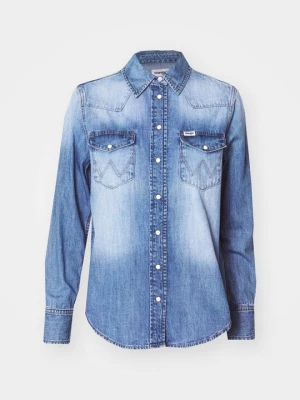 Bluzka Wrangler niebieski denim