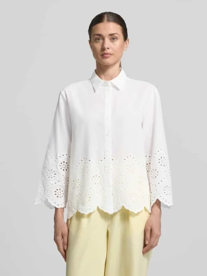Bluzka z ażurowymi haftami, krój regular fit Betty Barclay