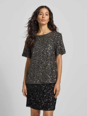 Bluzka z cekinami comma