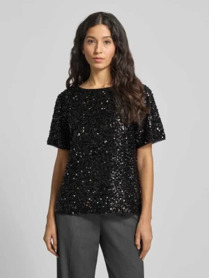 Bluzka z cekinami comma