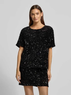 Bluzka z cekinowym obszyciem model ‘FAITH’ Vila