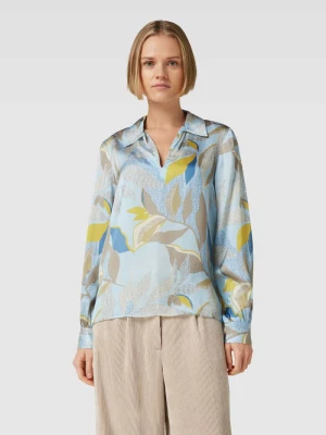 Bluzka z cupro model ‘Rafa Florie’ MOS MOSH