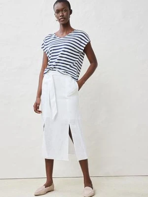 Bluzka z czystego lnu z rękawami typu nietoperz bonprix