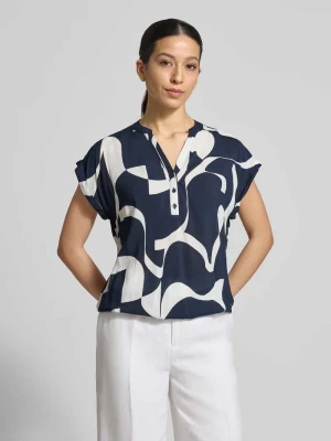 Bluzka z czystej wiskozy o kroju regular fit model 'Miriama' ZABAIONE