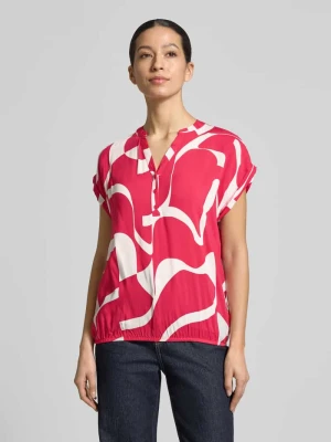 Bluzka z czystej wiskozy o kroju regular fit model 'Miriama' ZABAIONE