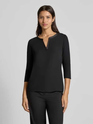 Bluzka z dekoltem w łódkę i rękawami o dł. 3/4 comma