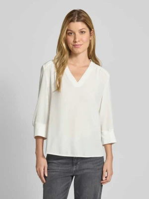 Bluzka z dekoltem w łódkę i rękawami o dł. 3/4 Marc Cain
