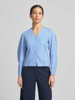 Bluzka z dekoltem w serek i listwą guzikową Rich & Royal