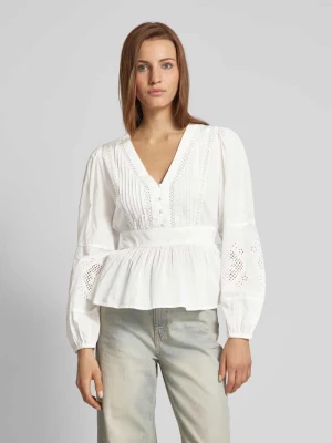 Bluzka z dekoltem w serek model ‘JAMILLA’ Vero Moda